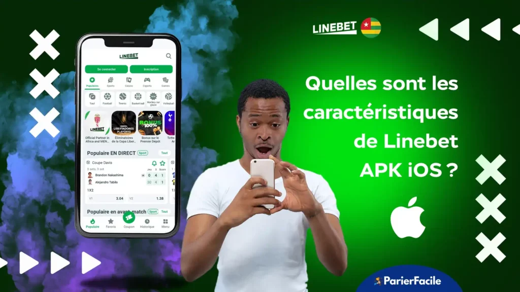 caractéristiques de Linebet APK iOS 